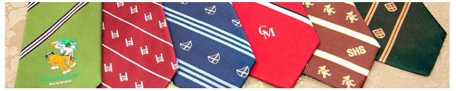 Customized ties by Barnard-Maine, Ltd.