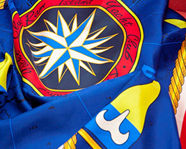 Custom Logo Scarf by Barnard-Maine, Ltd.